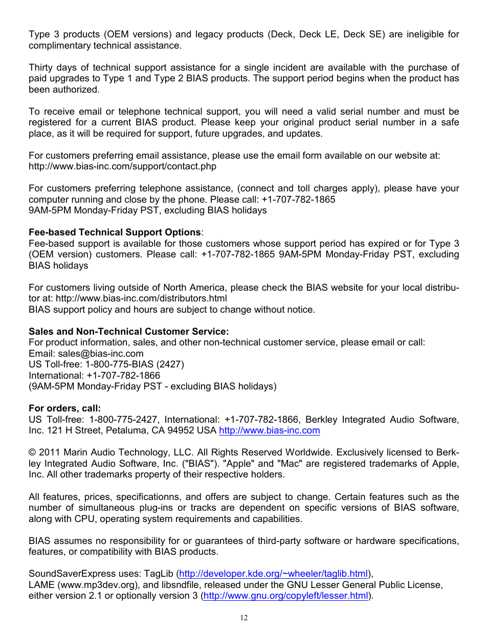 ART Pro Audio USB Phono Plus - Project Series User Manual | Page 12 / 16