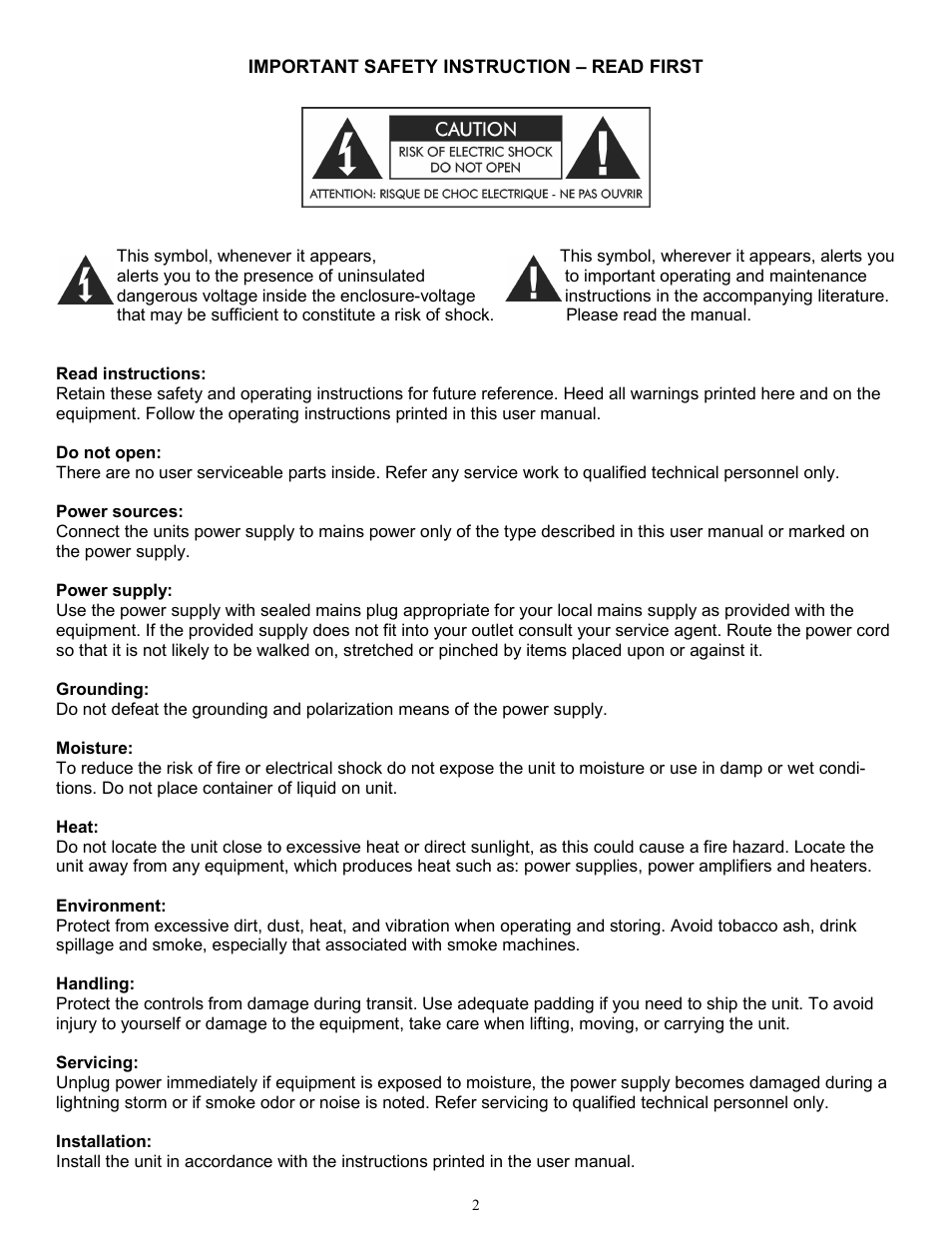 ART Pro Audio USB Phono Plus - Project Series User Manual | Page 2 / 16