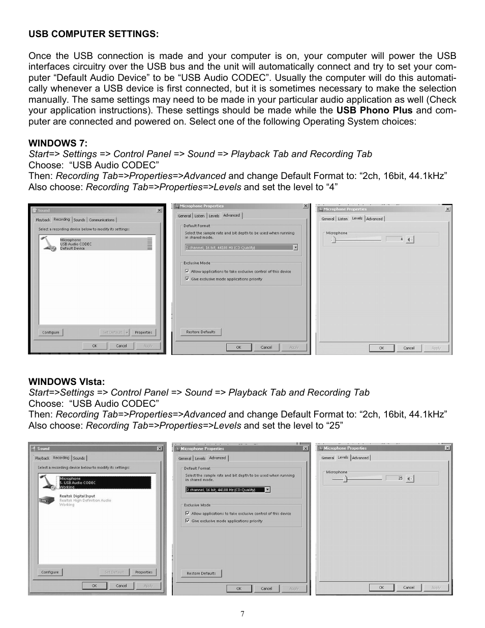 ART Pro Audio USB Phono Plus - Project Series User Manual | Page 7 / 16