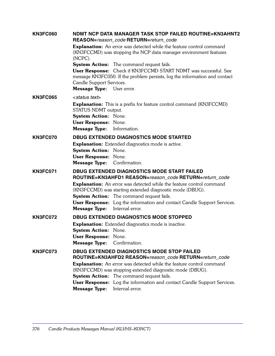 Candle KLVHSKONCT GC32-9172-00 User Manual | Page 376 / 522