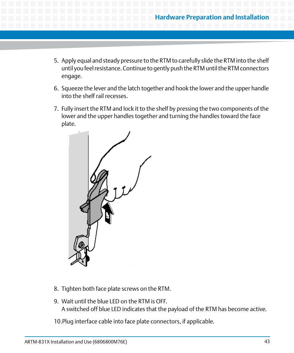 Artesyn ARTM-831X Installation and Use (June 2014) User Manual | Page 43 / 346
