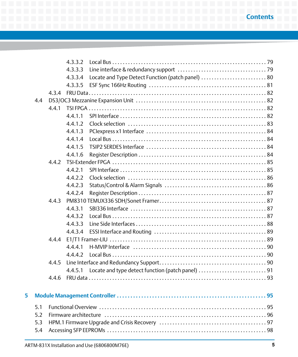 Artesyn ARTM-831X Installation and Use (June 2014) User Manual | Page 5 / 346