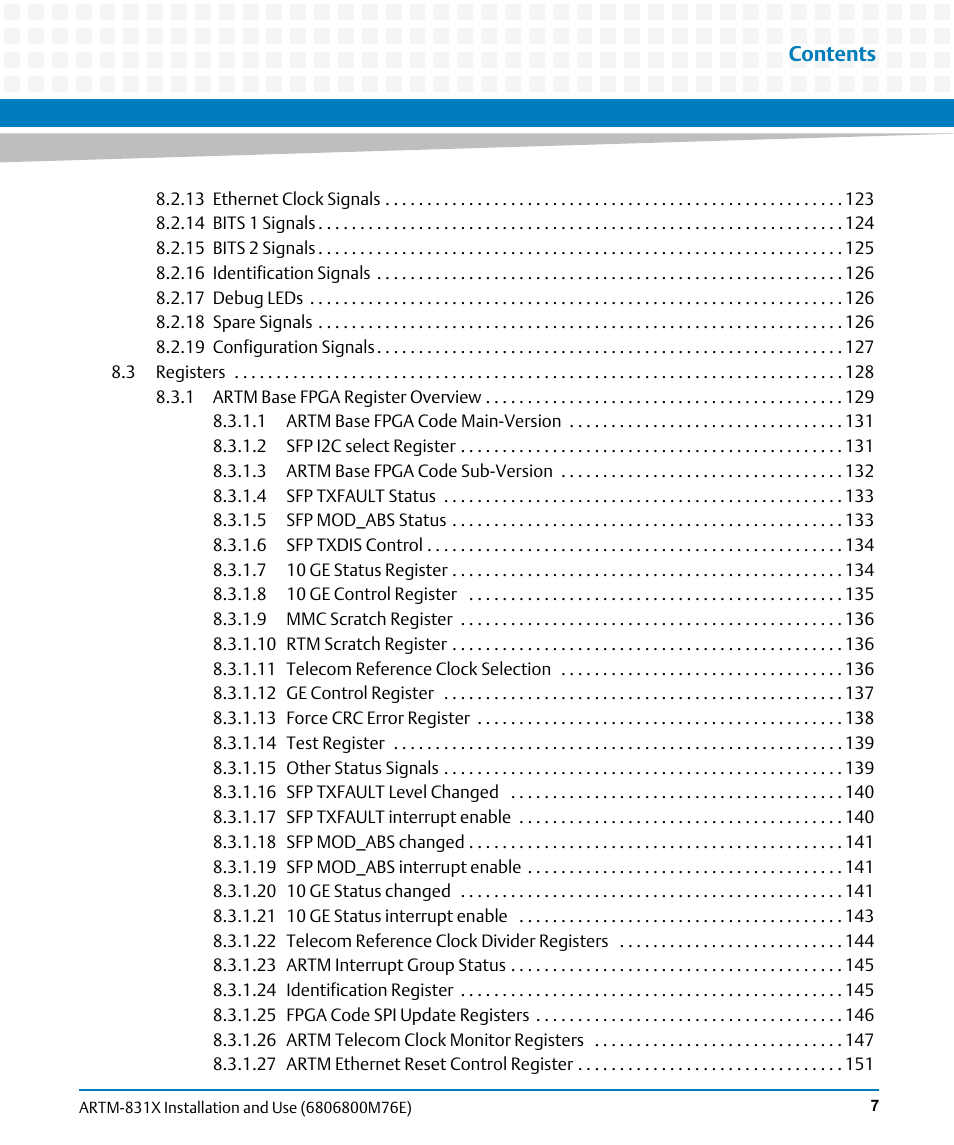 Artesyn ARTM-831X Installation and Use (June 2014) User Manual | Page 7 / 346