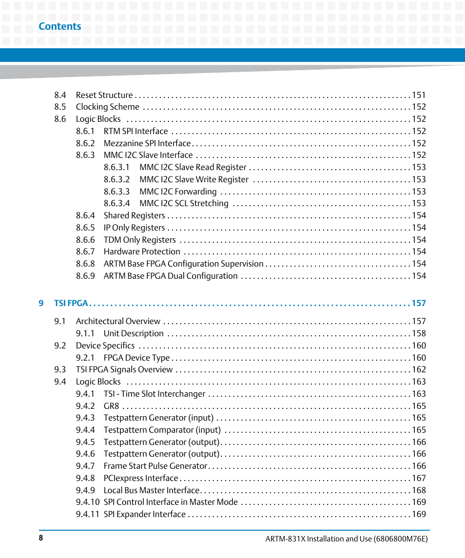 Artesyn ARTM-831X Installation and Use (June 2014) User Manual | Page 8 / 346