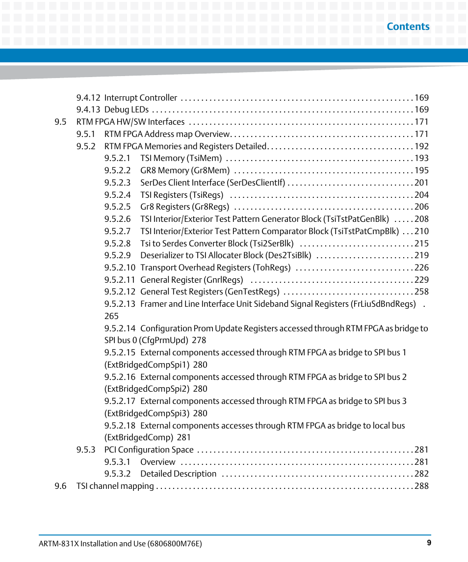 Artesyn ARTM-831X Installation and Use (June 2014) User Manual | Page 9 / 346