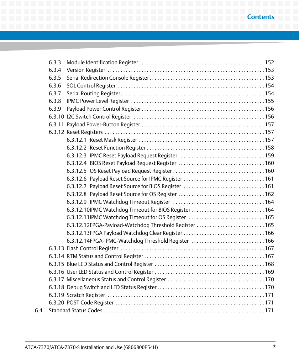 Artesyn ATCA 7370 / ATCA 7370-S Installation and Use (January 2015) User Manual | Page 7 / 256