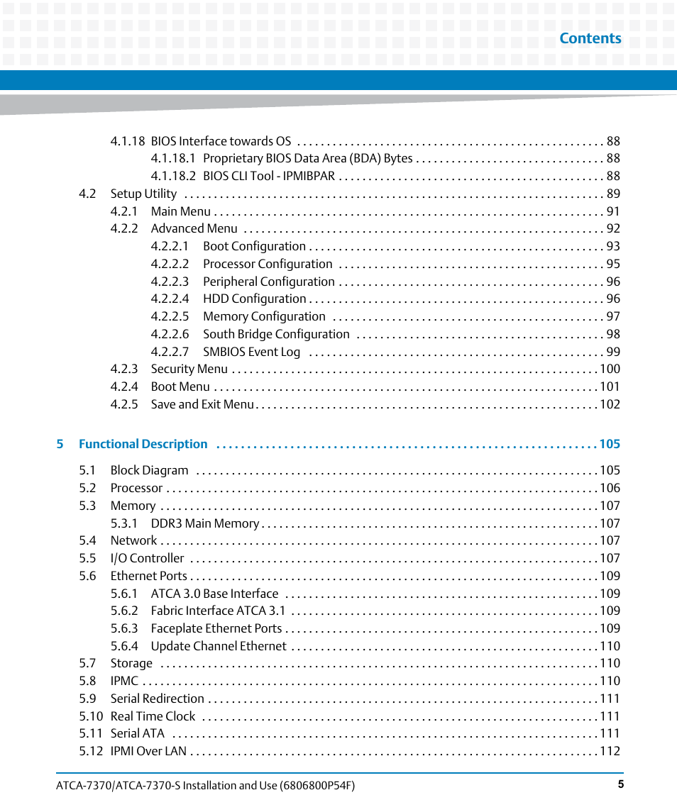 Artesyn ATCA 7370 / ATCA 7370-S Installation and Use (June 2014) User Manual | Page 5 / 254
