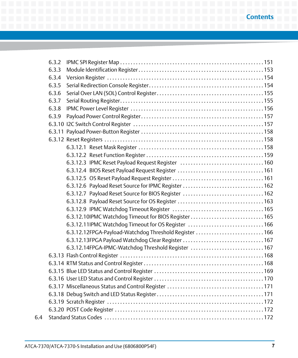 Artesyn ATCA 7370 / ATCA 7370-S Installation and Use (June 2014) User Manual | Page 7 / 254