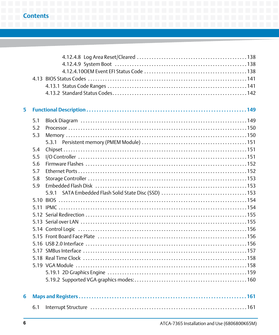 Artesyn ATCA-7365 Installation and Use (May 2014) User Manual | Page 6 / 300