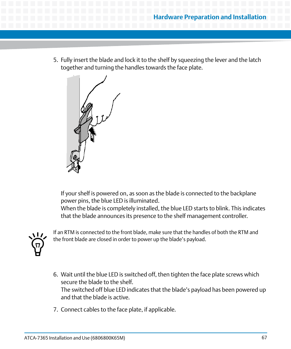 Artesyn ATCA-7365 Installation and Use (May 2014) User Manual | Page 67 / 300