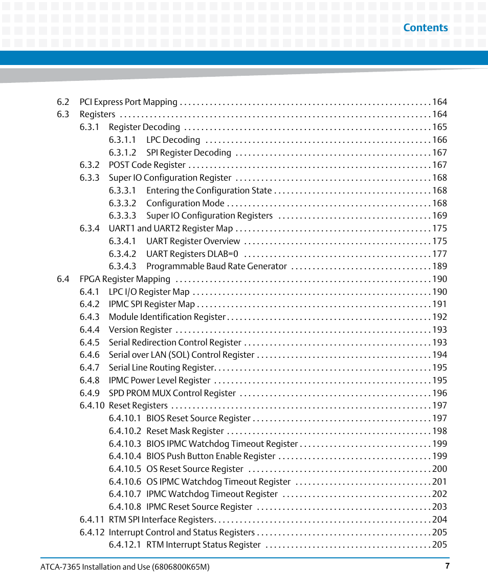 Artesyn ATCA-7365 Installation and Use (May 2014) User Manual | Page 7 / 300