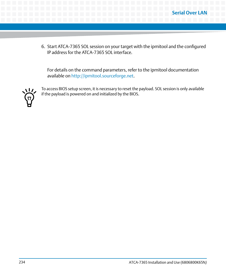 Artesyn ATCA-7365 Installation and Use (November 2014) User Manual | Page 234 / 306