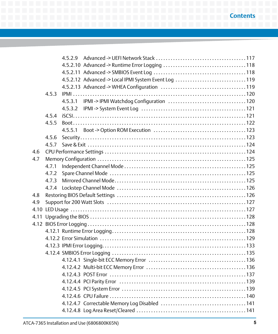 Artesyn ATCA-7365 Installation and Use (November 2014) User Manual | Page 5 / 306