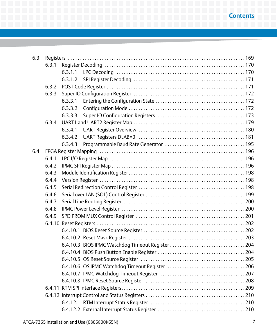 Artesyn ATCA-7365 Installation and Use (November 2014) User Manual | Page 7 / 306