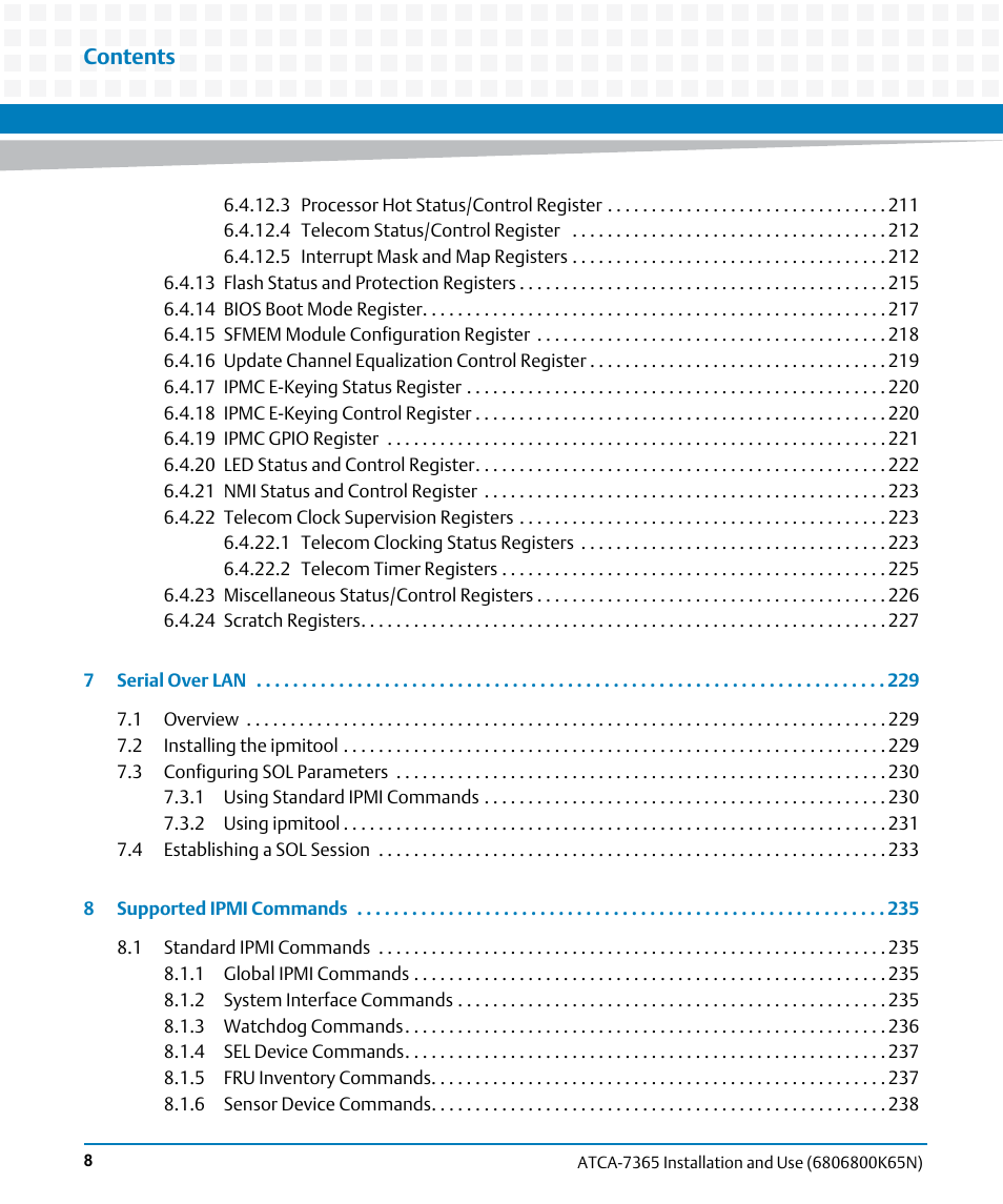Artesyn ATCA-7365 Installation and Use (November 2014) User Manual | Page 8 / 306