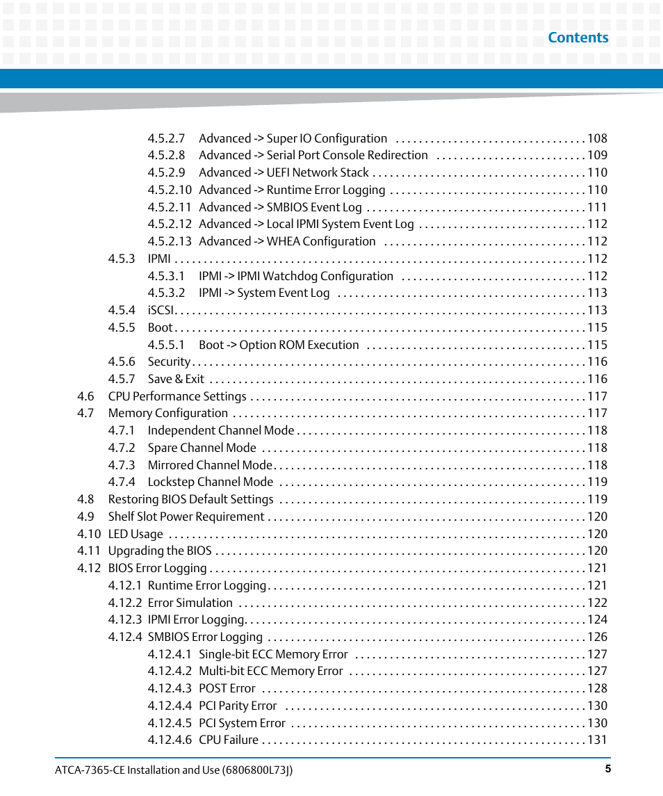 Artesyn ATCA-7365-CE Installation and Use (May 2014) User Manual | Page 5 / 294