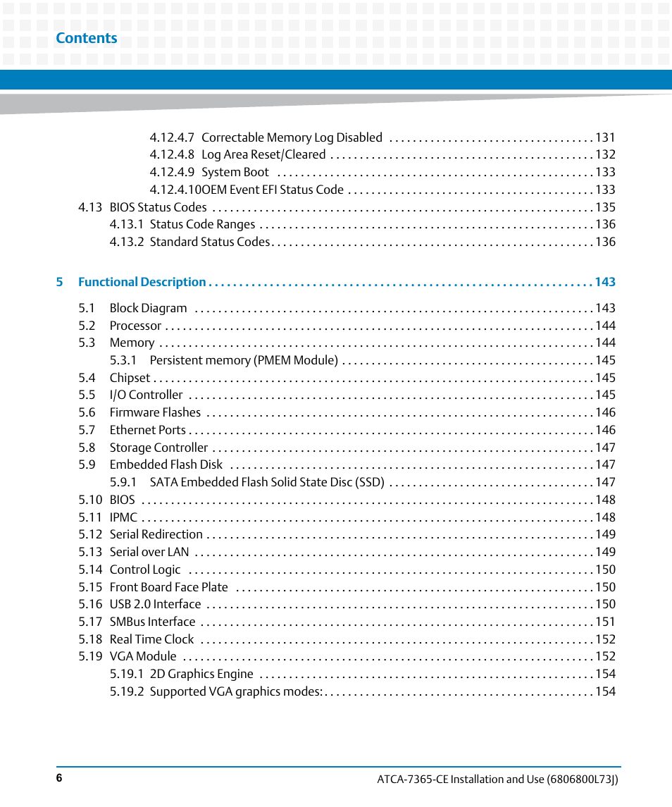 Artesyn ATCA-7365-CE Installation and Use (May 2014) User Manual | Page 6 / 294