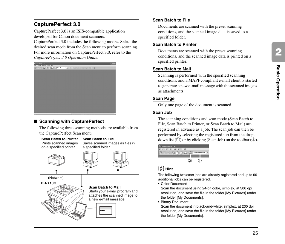 Captureperfect 3.0 | Canon IMAGEFORMULA DR-X10C User Manual | Page 33 / 67