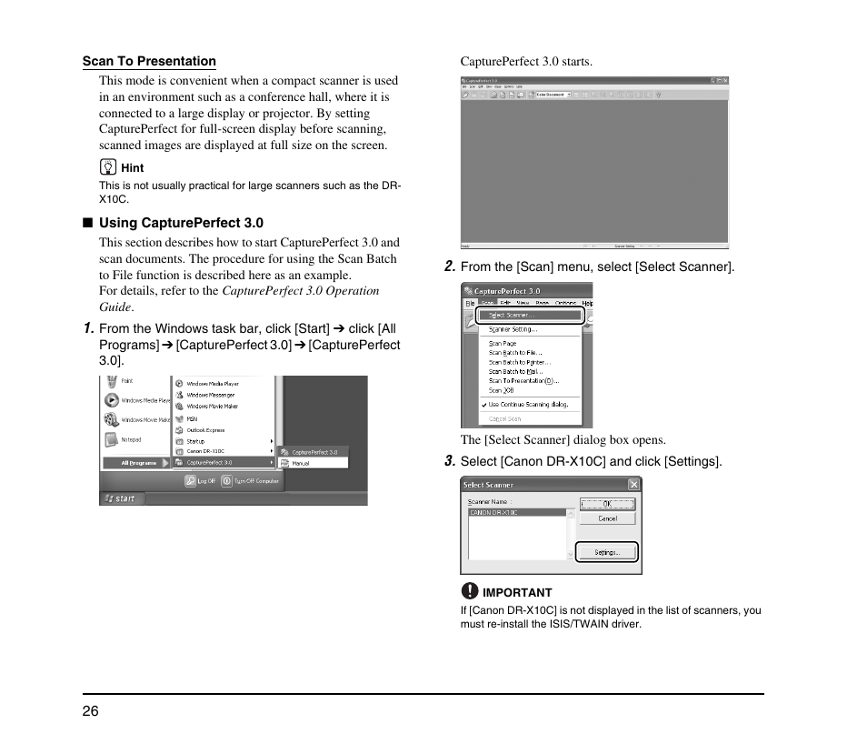 Canon IMAGEFORMULA DR-X10C User Manual | Page 34 / 67