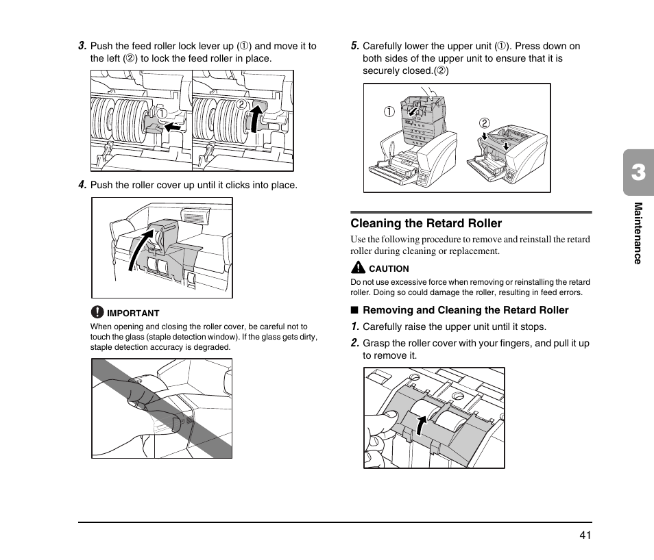 Cleaning the retard roller, See “cleaning the retard roller” on p. 41) | Canon IMAGEFORMULA DR-X10C User Manual | Page 49 / 67