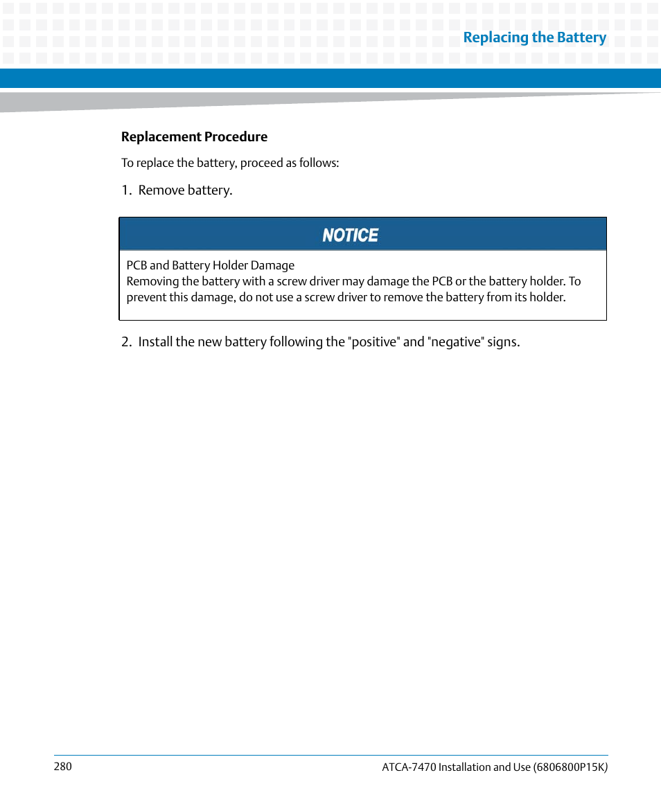 Artesyn ATCA-7470 Installation and Use (October 2014) User Manual | Page 280 / 284