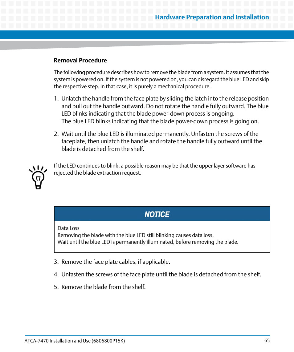 Artesyn ATCA-7470 Installation and Use (October 2014) User Manual | Page 65 / 284