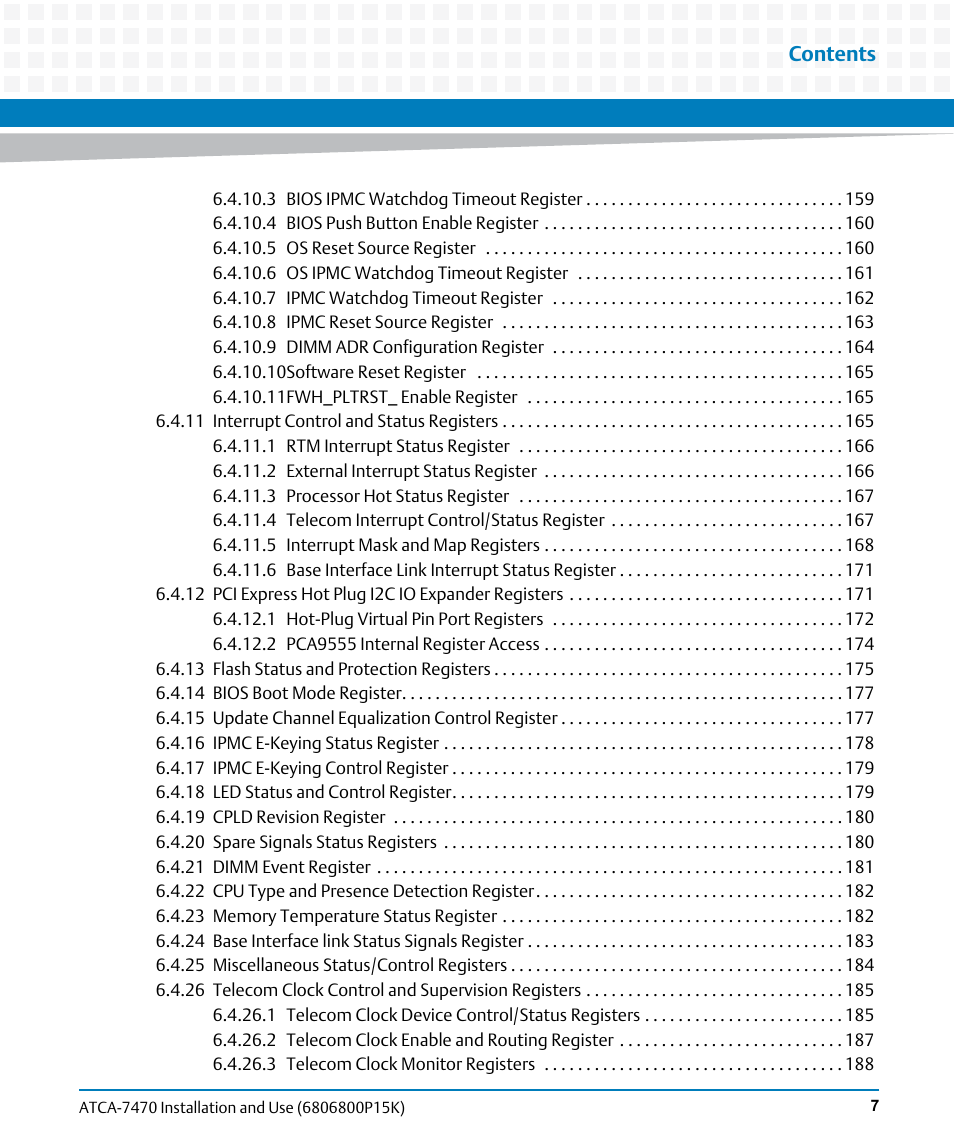 Artesyn ATCA-7470 Installation and Use (October 2014) User Manual | Page 7 / 284