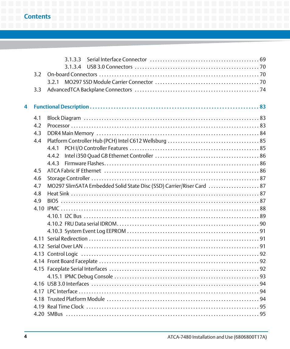 Artesyn ATCA-7480 Installation and Use (February 2015) User Manual | Page 4 / 330