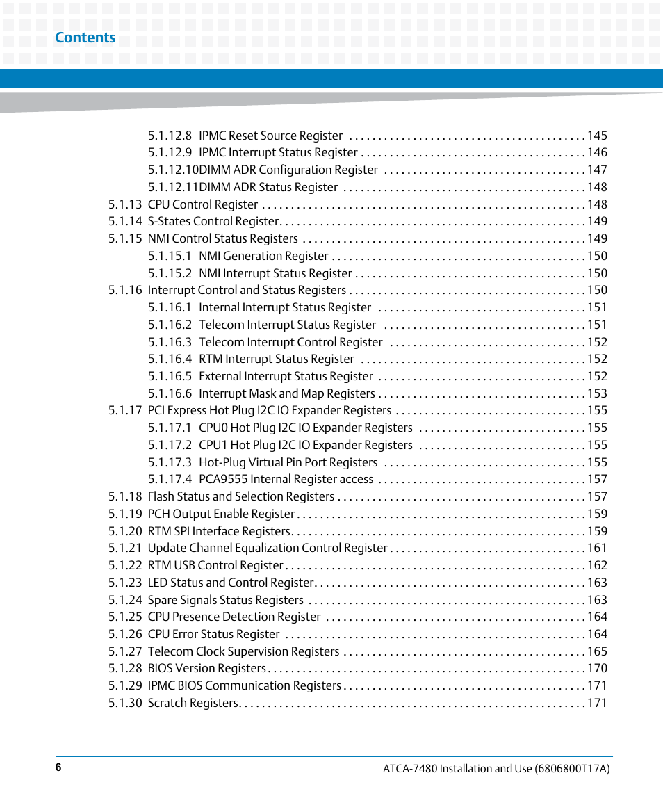 Artesyn ATCA-7480 Installation and Use (February 2015) User Manual | Page 6 / 330