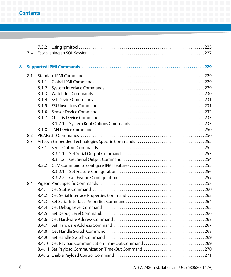 Artesyn ATCA-7480 Installation and Use (February 2015) User Manual | Page 8 / 330