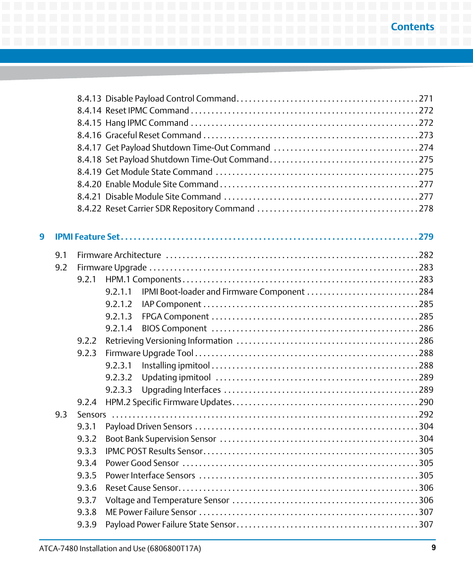 Artesyn ATCA-7480 Installation and Use (February 2015) User Manual | Page 9 / 330