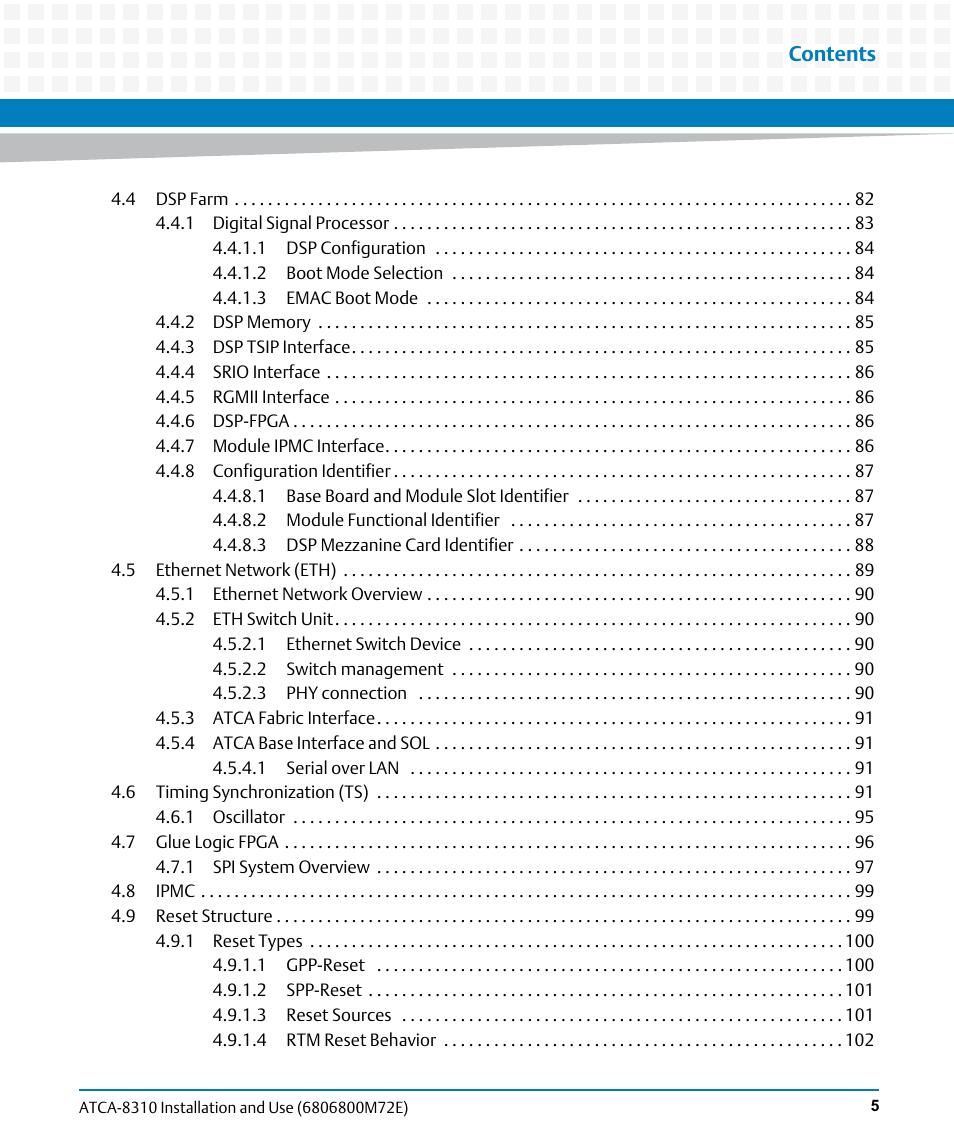 Artesyn ATCA-8310 Installation and Use (May 2014) User Manual | Page 5 / 456