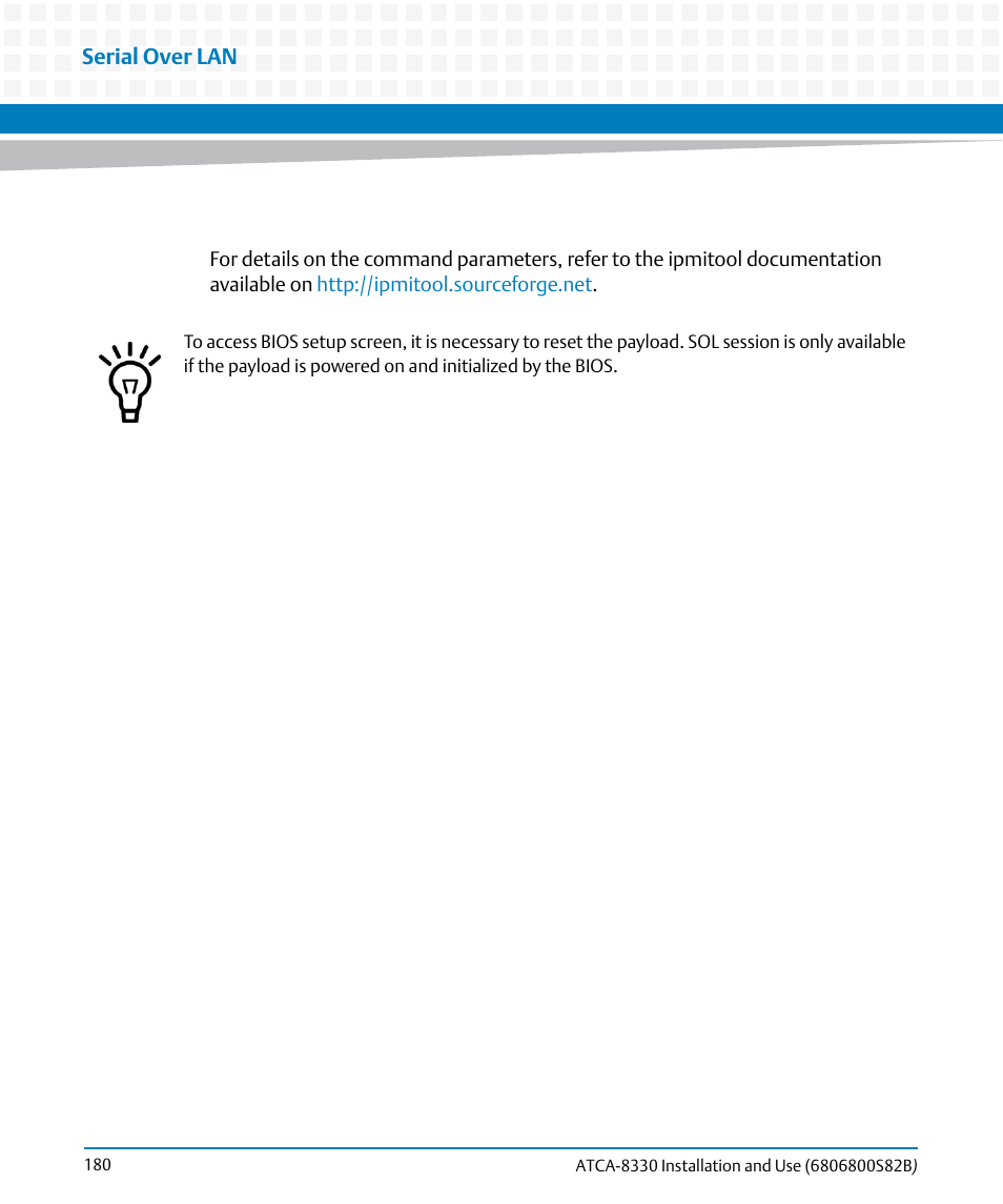 Artesyn ATCA-8330 Installation and Use (April 2015) User Manual | Page 180 / 236