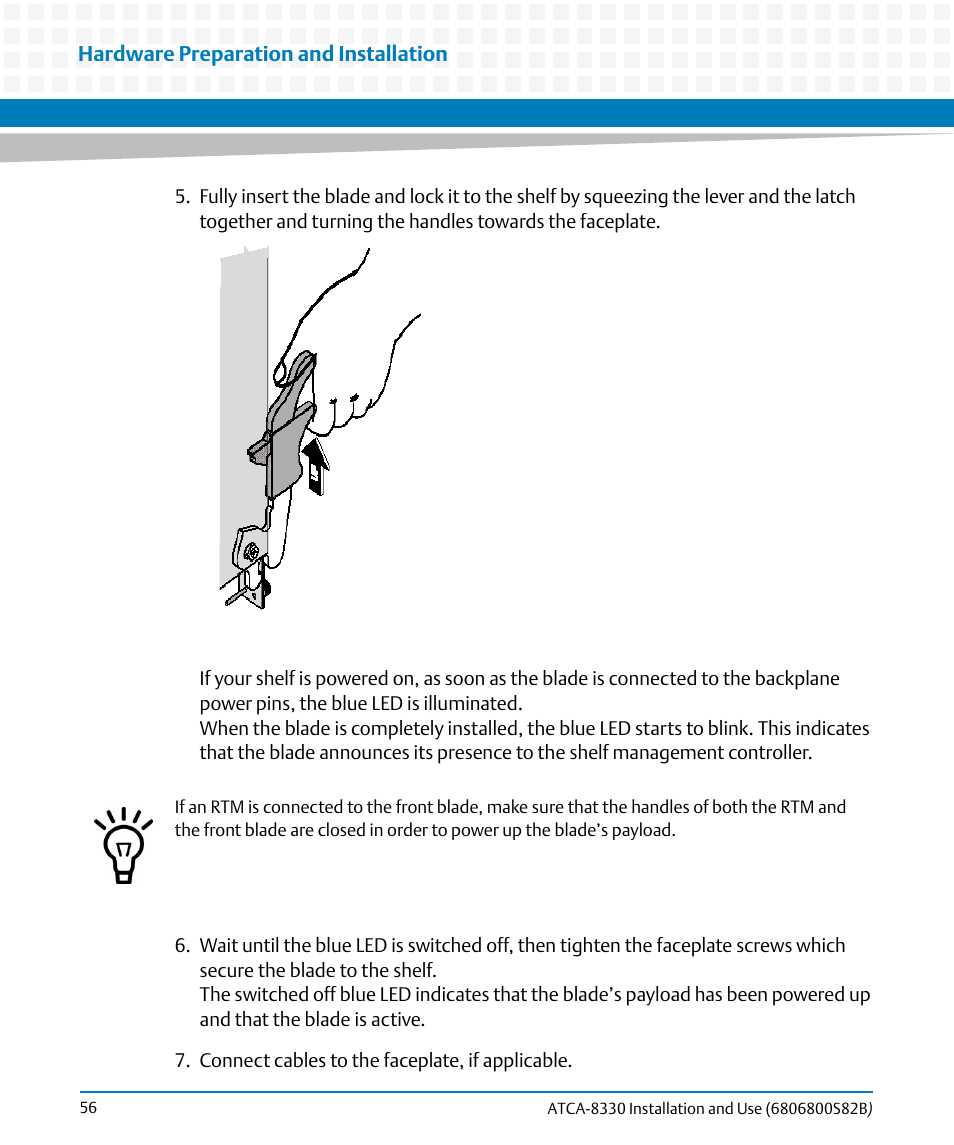 Artesyn ATCA-8330 Installation and Use (April 2015) User Manual | Page 56 / 236