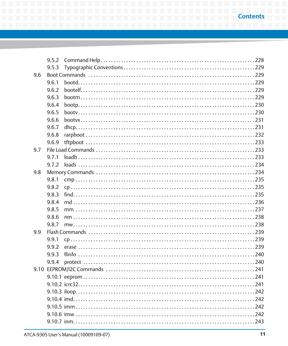 Artesyn ATCA-9305 User's Manual (May 2014) User Manual | Page 11 / 270