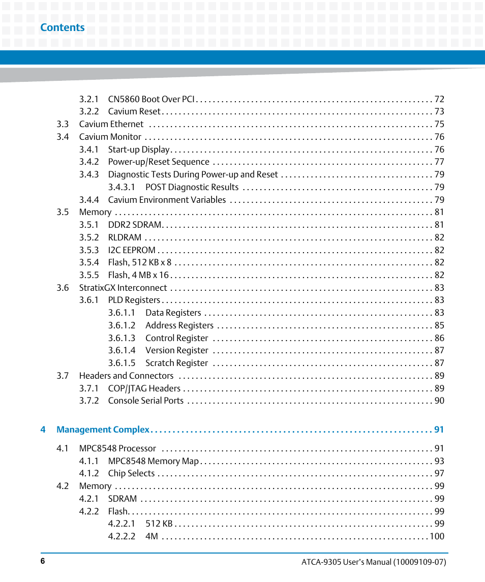 Artesyn ATCA-9305 User's Manual (May 2014) User Manual | Page 6 / 270