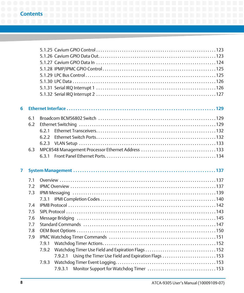 Artesyn ATCA-9305 User's Manual (May 2014) User Manual | Page 8 / 270