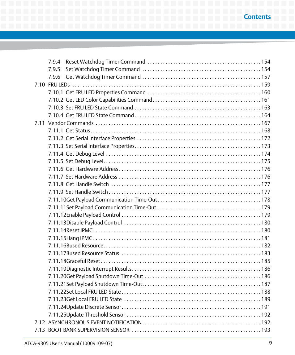 Artesyn ATCA-9305 User's Manual (May 2014) User Manual | Page 9 / 270