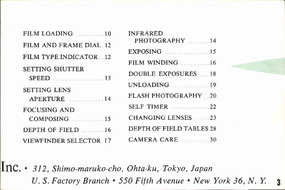 Canon V User Manual | Page 3 / 42