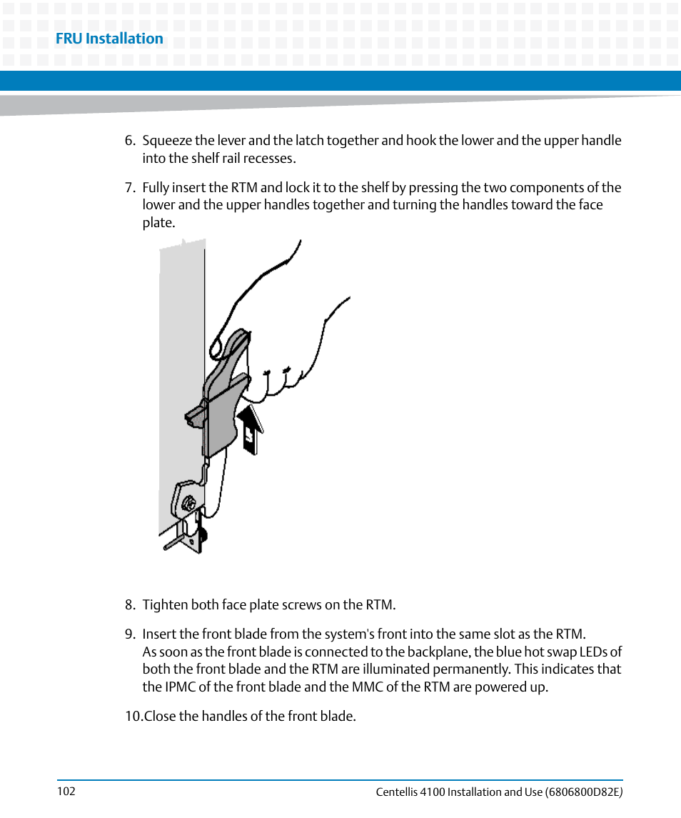 Artesyn Centellis 4100 Installation and Use (2015) User Manual | Page 100 / 208
