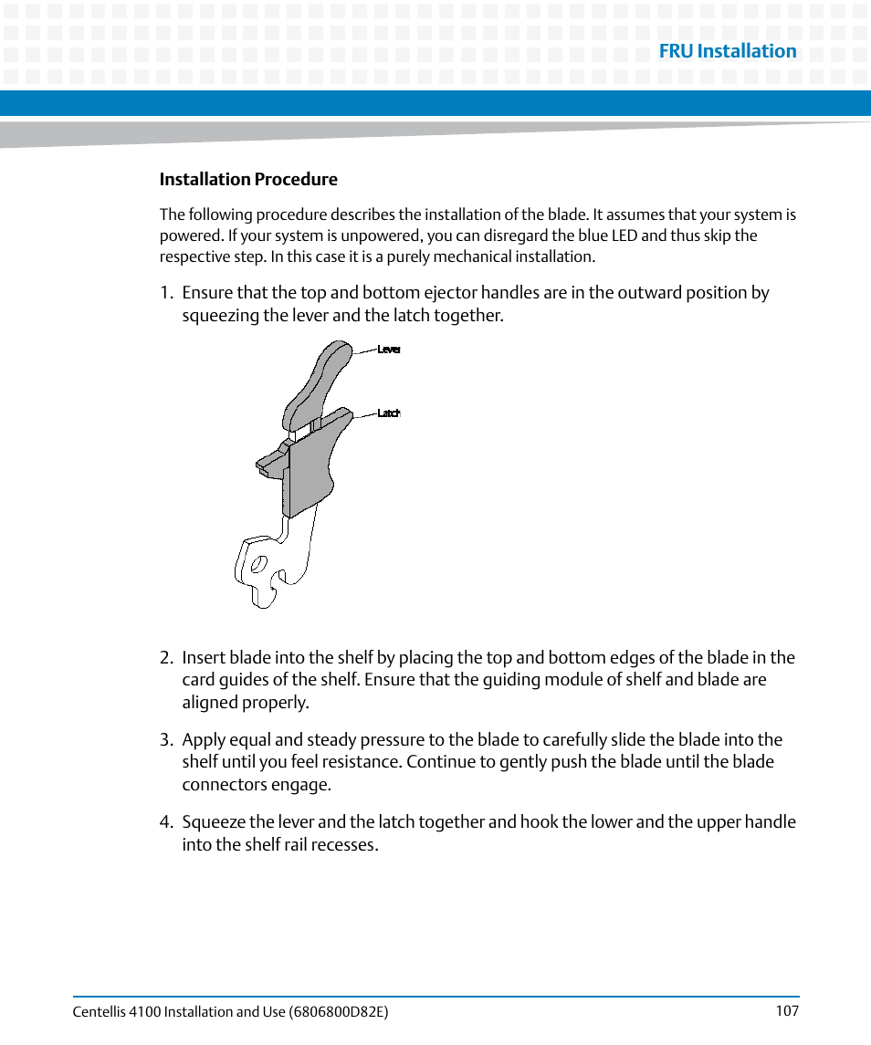 Artesyn Centellis 4100 Installation and Use (2015) User Manual | Page 105 / 208