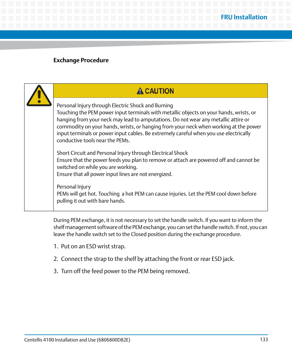 Artesyn Centellis 4100 Installation and Use (2015) User Manual | Page 131 / 208