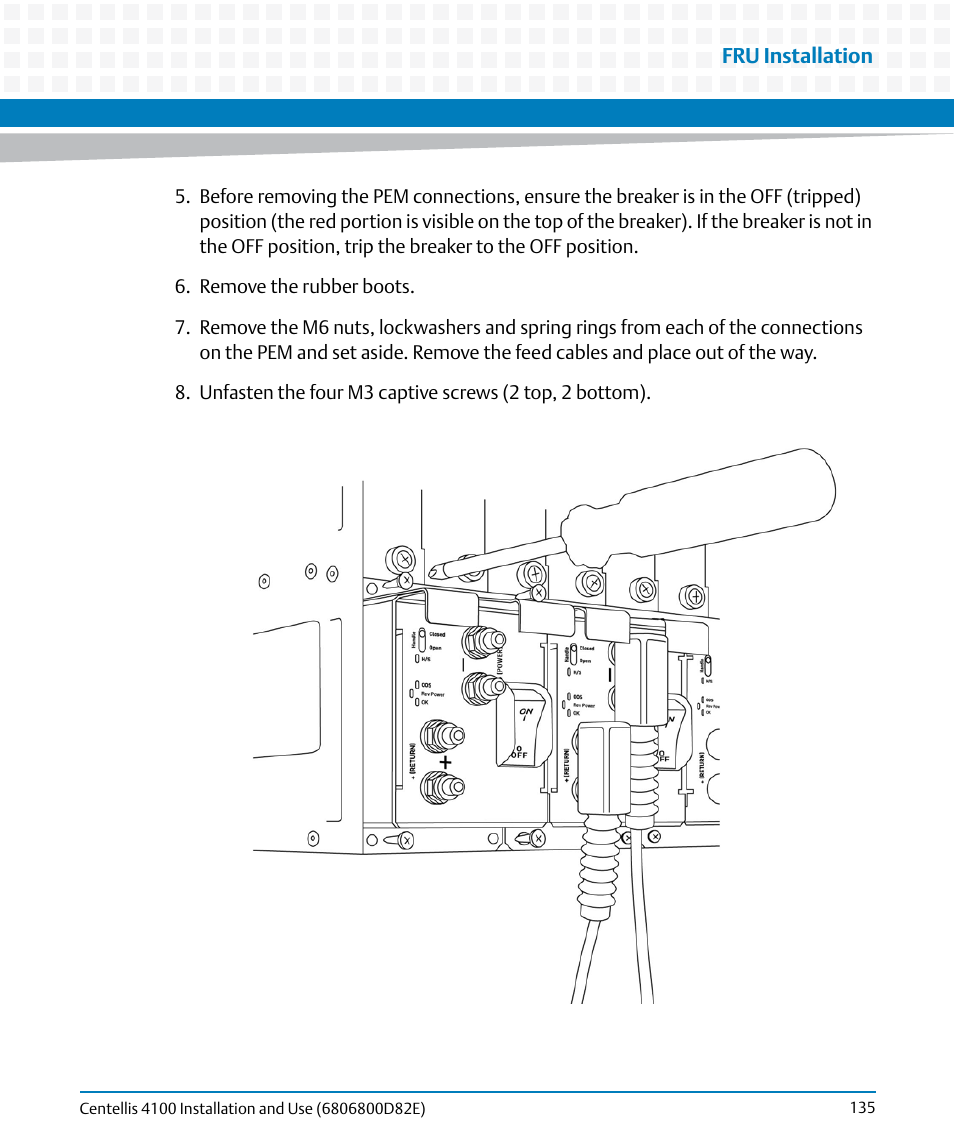 Artesyn Centellis 4100 Installation and Use (2015) User Manual | Page 133 / 208