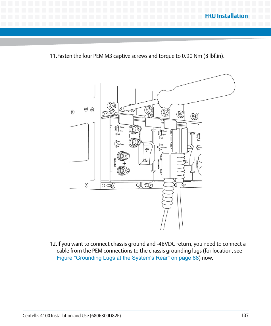 Artesyn Centellis 4100 Installation and Use (2015) User Manual | Page 135 / 208