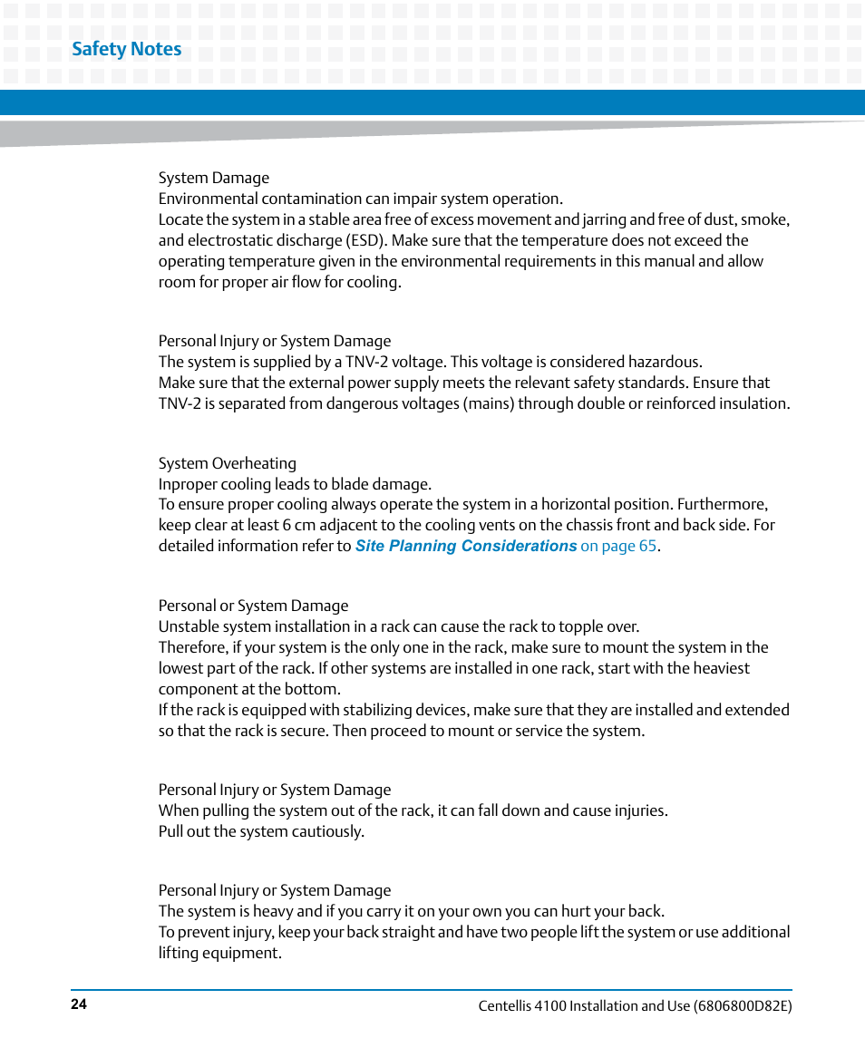 Artesyn Centellis 4100 Installation and Use (2015) User Manual | Page 22 / 208