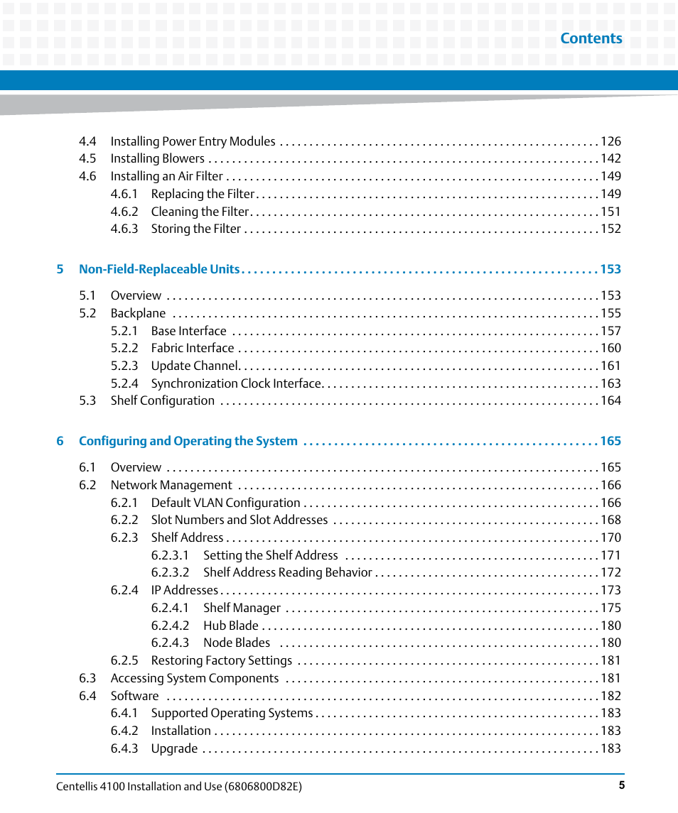 Artesyn Centellis 4100 Installation and Use (2015) User Manual | Page 5 / 208