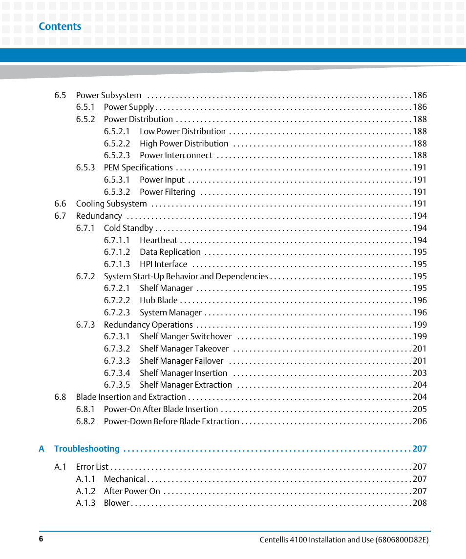 Artesyn Centellis 4100 Installation and Use (2015) User Manual | Page 6 / 208