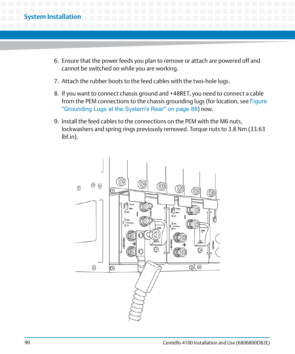 Artesyn Centellis 4100 Installation and Use (2015) User Manual | Page 88 / 208