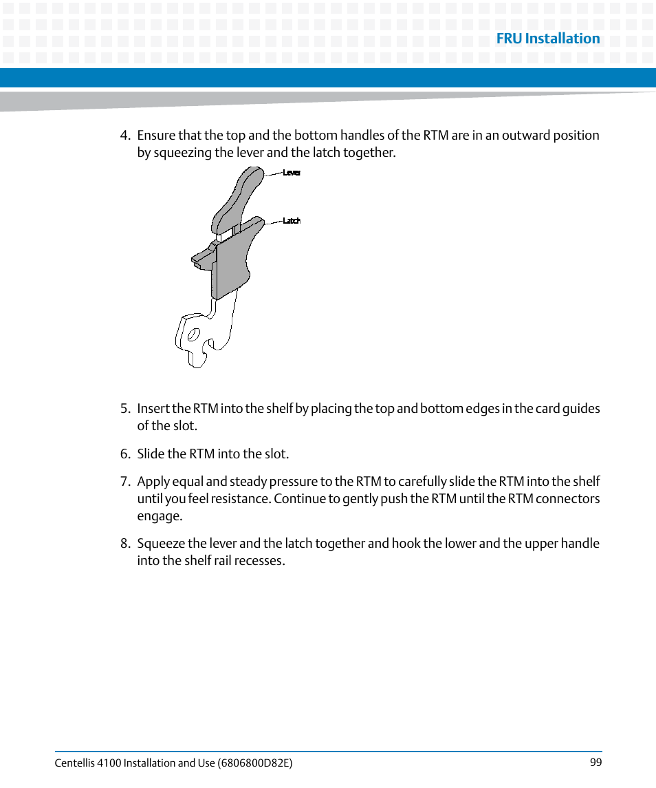 Artesyn Centellis 4100 Installation and Use (2015) User Manual | Page 97 / 208