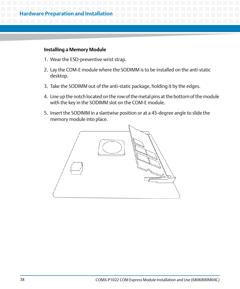 Artesyn COMX-P1022 Installation and Use (July 2014) User Manual | Page 38 / 84